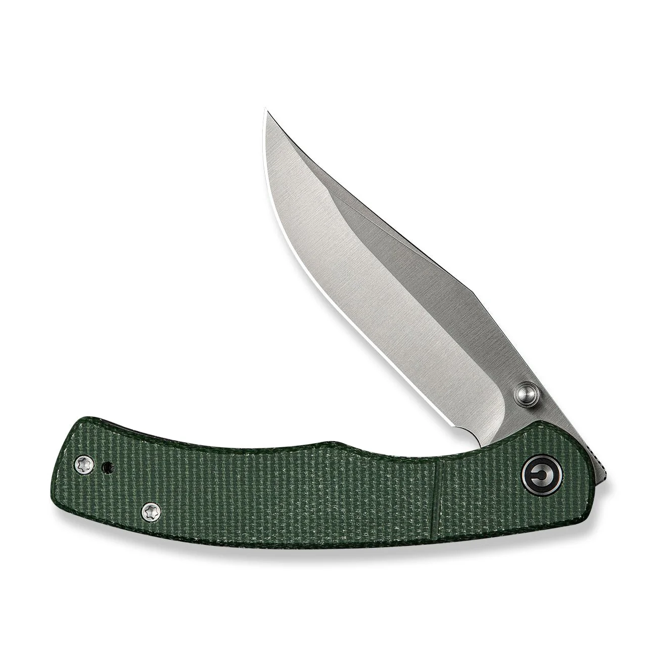 CIVIVI Clingman Front Flipper & Thumb Stud Knife Micarta Handle (2.99" Nitro-V Blade) C23065-4 - Image 11