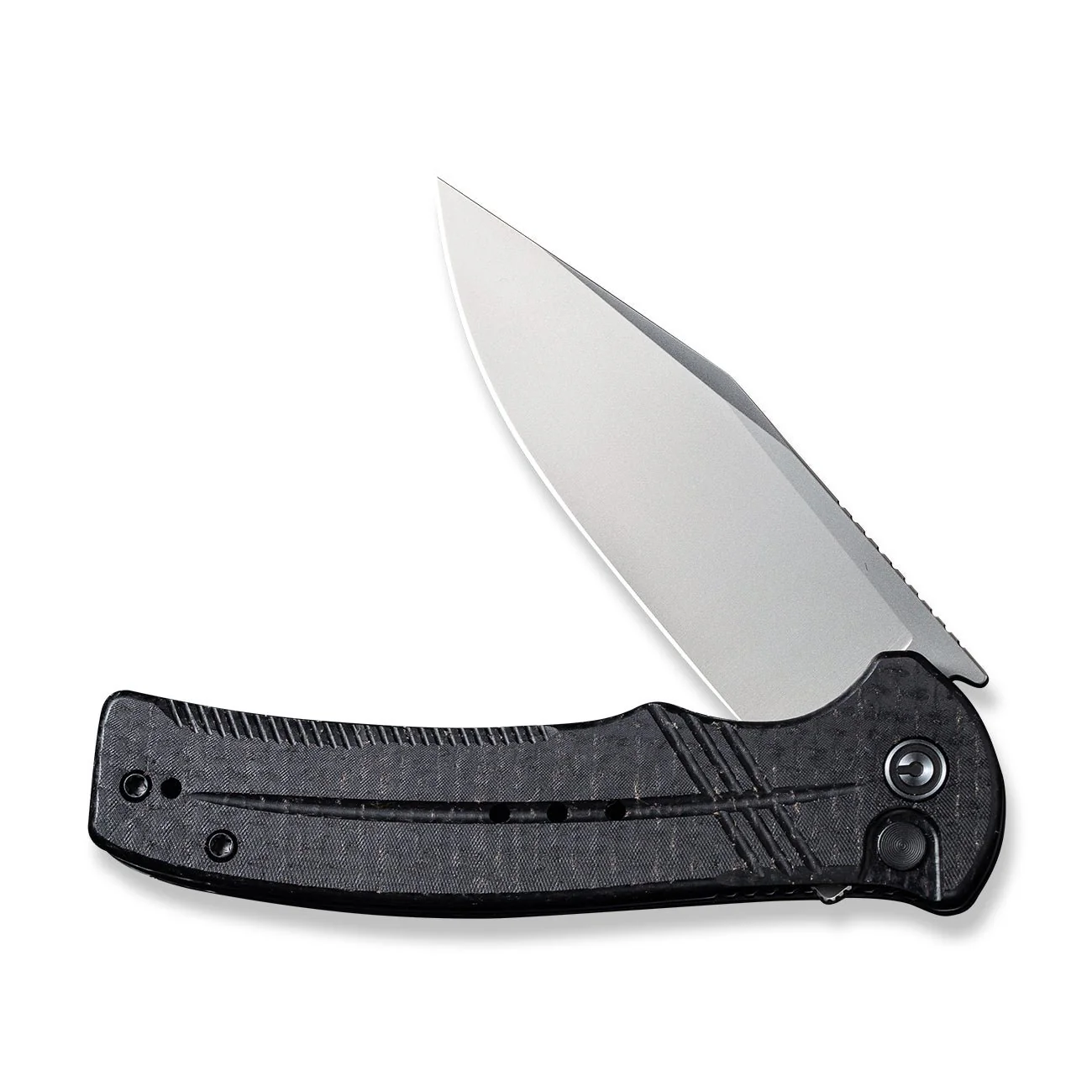 CIVIVI Cogent Flipper & Button Lock Knife Micarta Handle (3.47" 14C28N Blade) C20038D-7 - Image 5