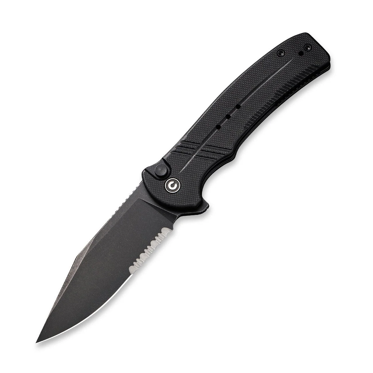 CIVIVI Cogent Flipper & Button Lock Knife G10 Handle (3.47" 14C28N Blade) C20038E-1 - Image 3