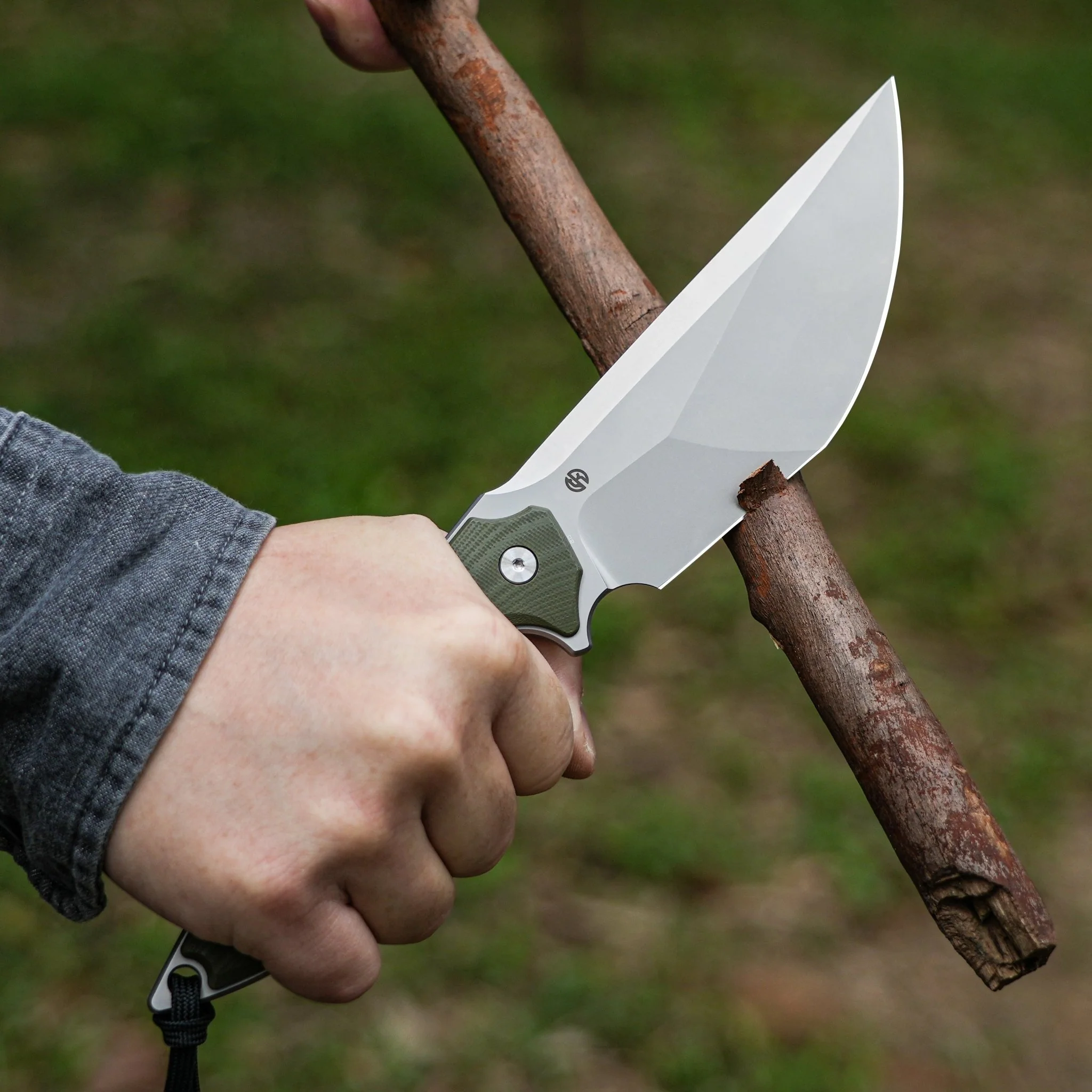 CIVIVI Concept 22 Fixed Blade Knife G10 Handle (4.8" D2 Blade) C21047-2 - Image 5