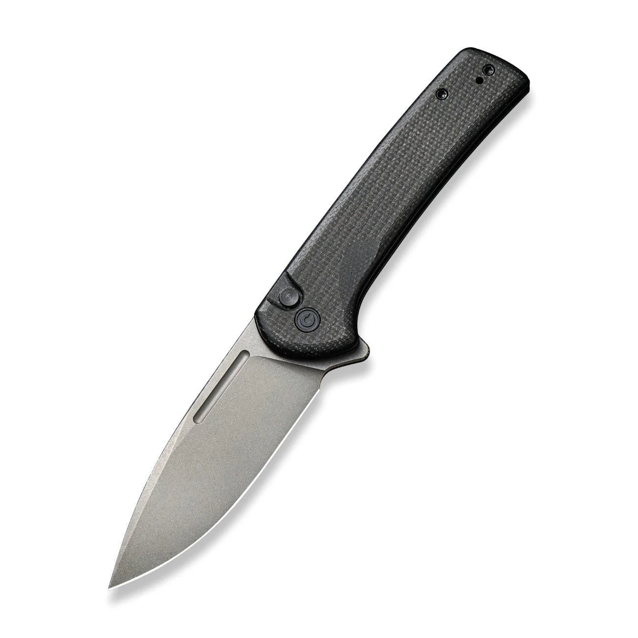 CIVIVI Conspirator Flipper & Button Lock Knife Micarta Handle (3.48" Nitro-V Blade) C21006-1 - Image 3
