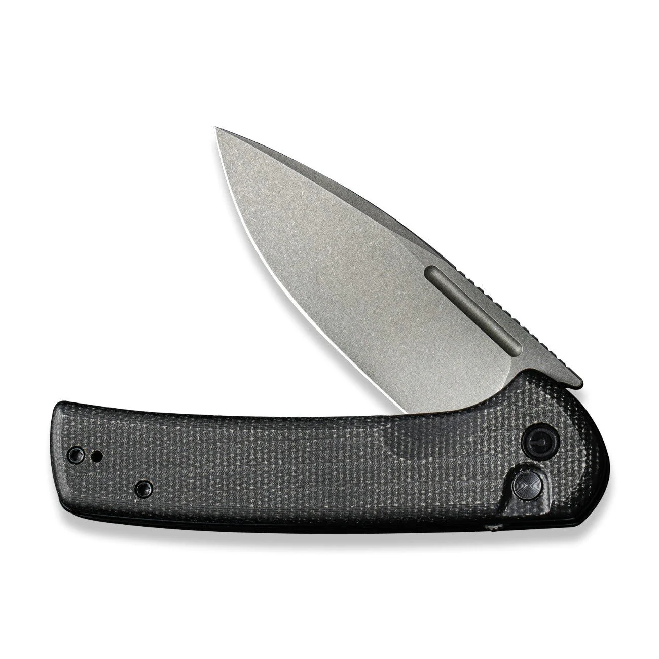 CIVIVI Conspirator Flipper & Button Lock Knife Micarta Handle (3.48" Nitro-V Blade) C21006-1 - Image 4