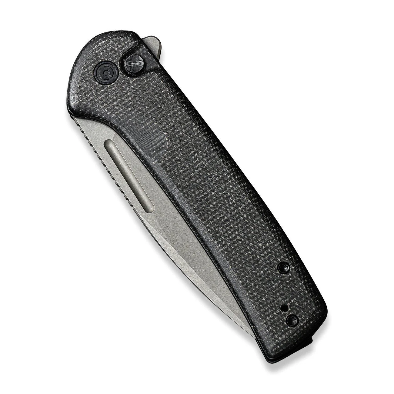 CIVIVI Conspirator Flipper & Button Lock Knife Micarta Handle (3.48" Nitro-V Blade) C21006-1 - Image 5