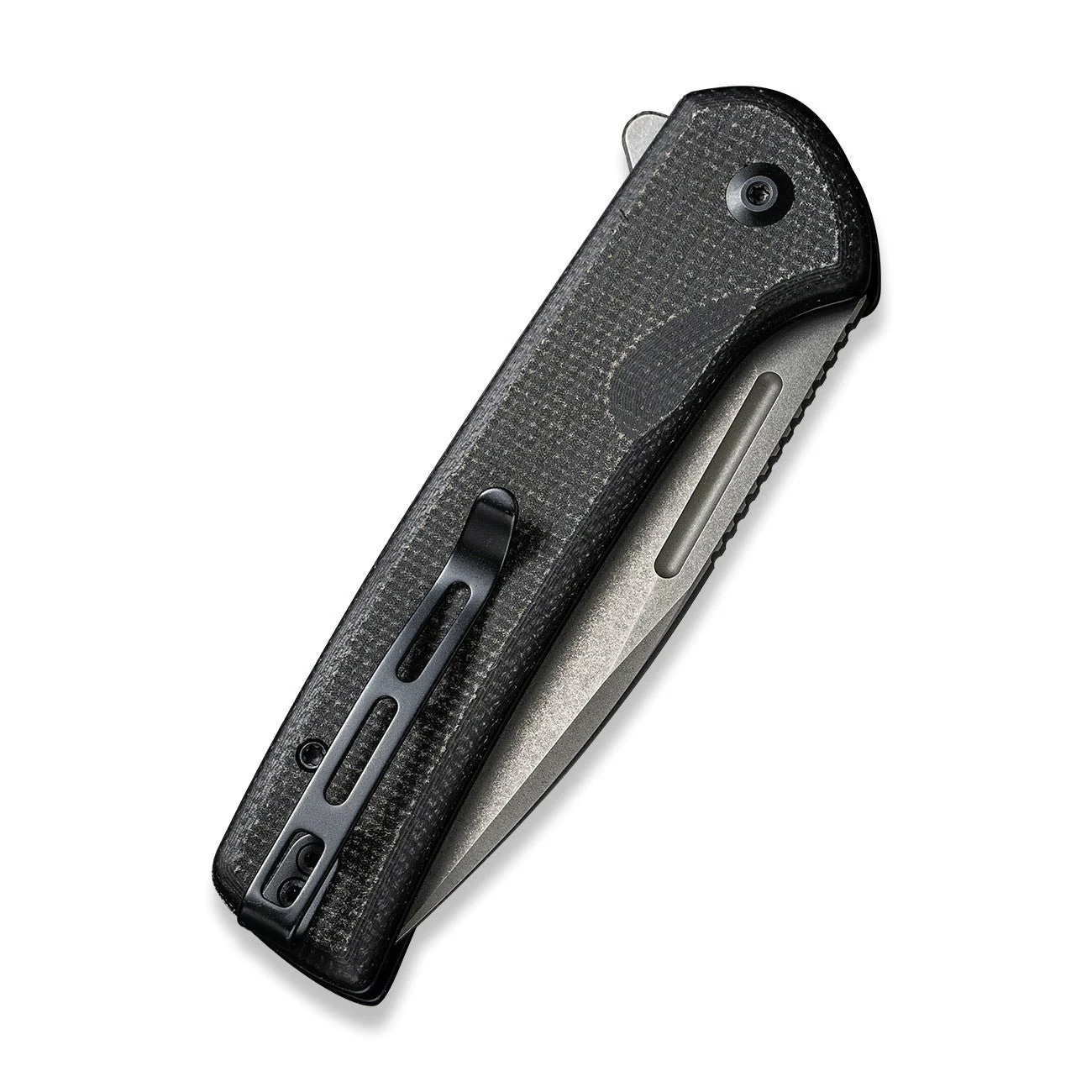 CIVIVI Conspirator Flipper & Button Lock Knife Micarta Handle (3.48" Nitro-V Blade) C21006-1 - Image 6