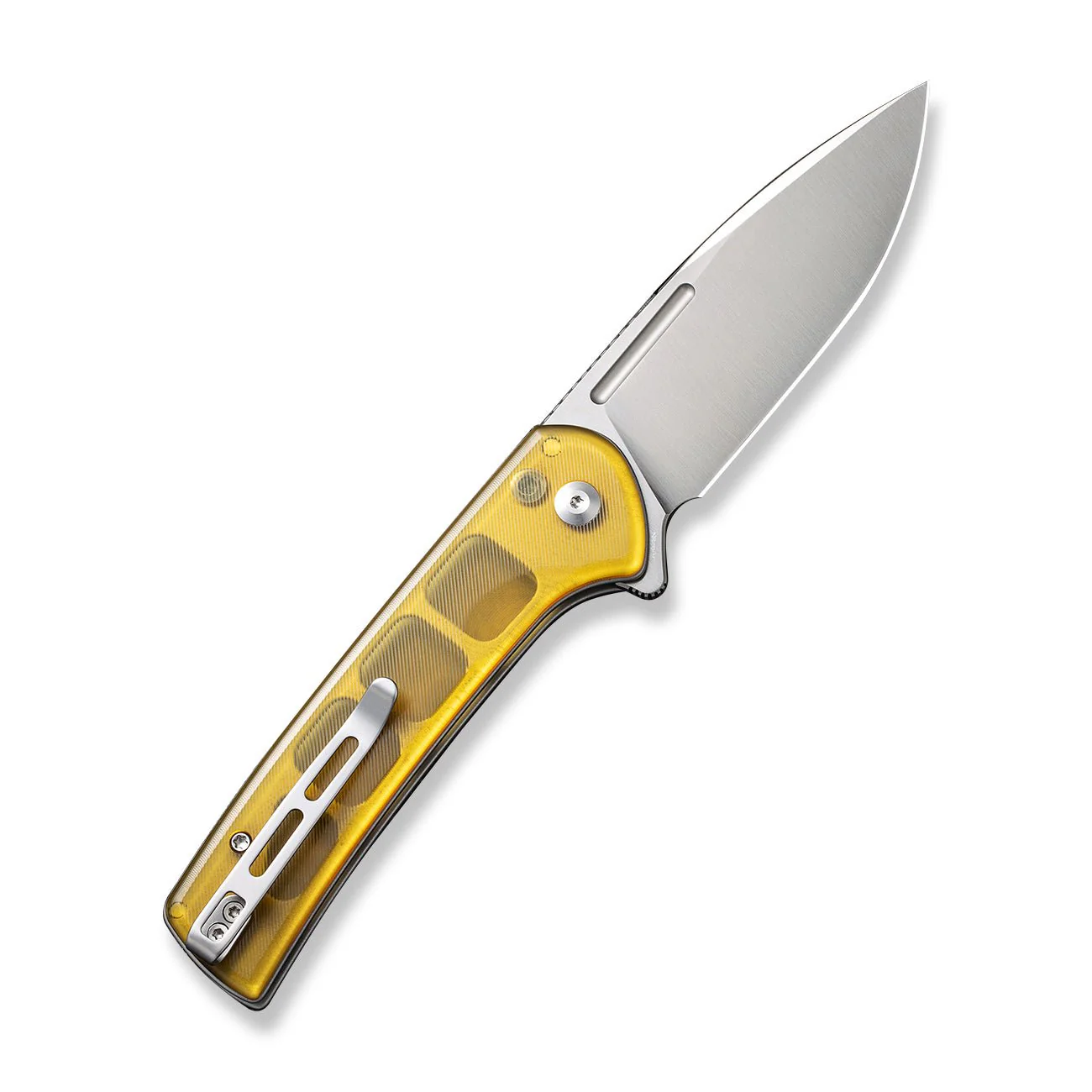 CIVIVI Conspirator Flipper & Button Lock Knife Ultem Handle (3.48" Nitro-V Blade) C21006-5 - Image 7