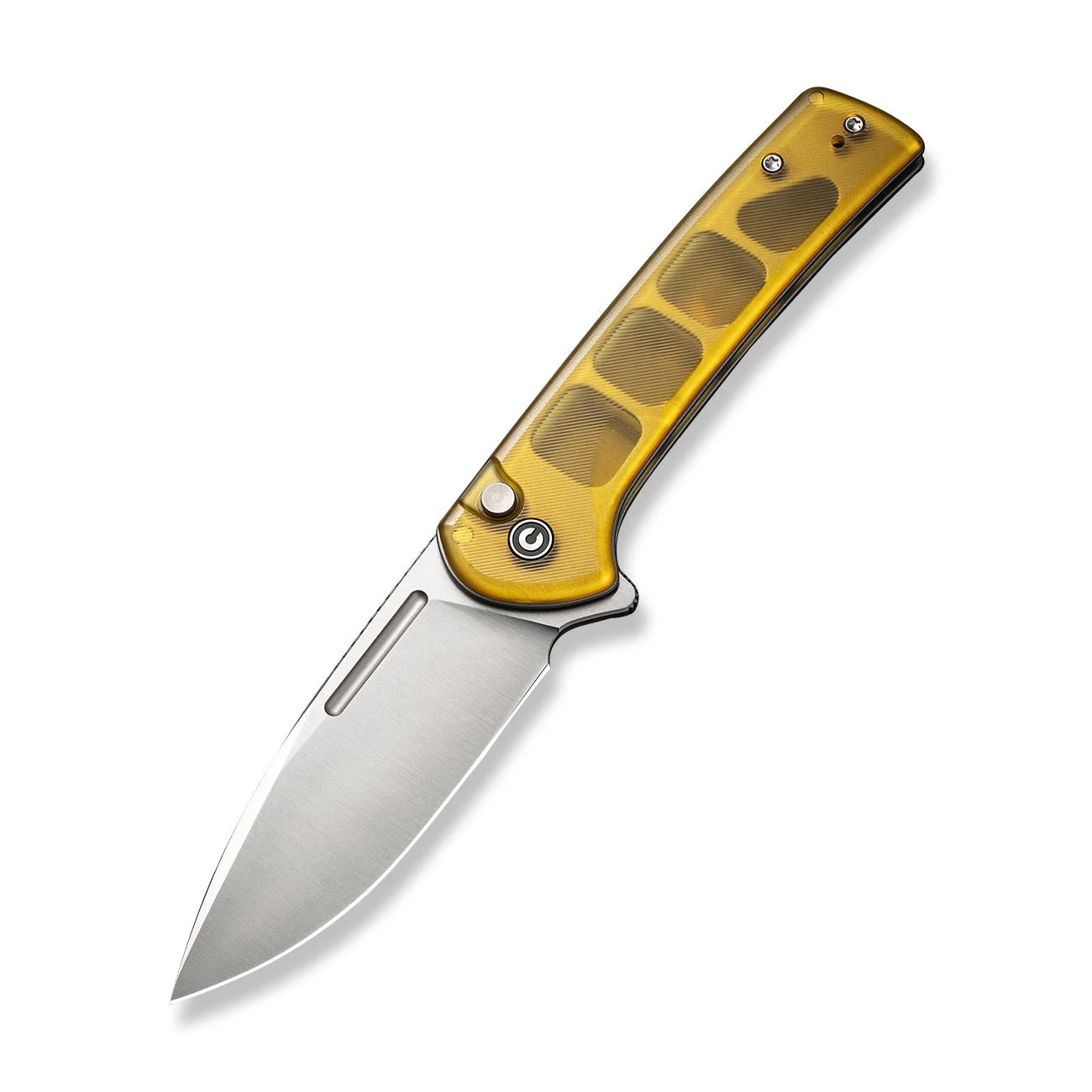 CIVIVI Conspirator Flipper & Button Lock Knife Ultem Handle (3.48" Nitro-V Blade) C21006-5 - Image 8