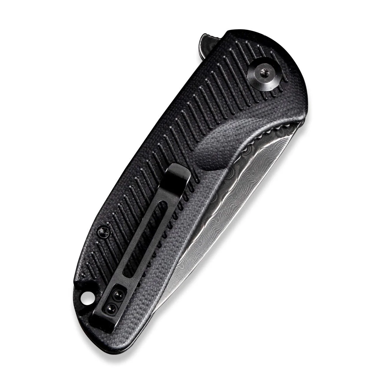 CIVIVI Durus Flipper Knife G10 Handle (3" Damascus Blade) C906DS-2 - Image 6