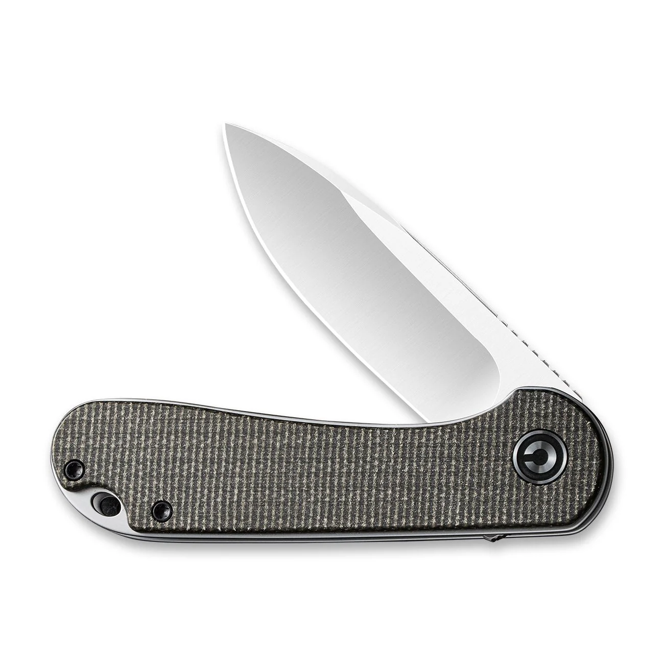 CIVIVI Elementum Flipper Knife Micarta Handle (2.96" D2 Blade) C907T - Image 3