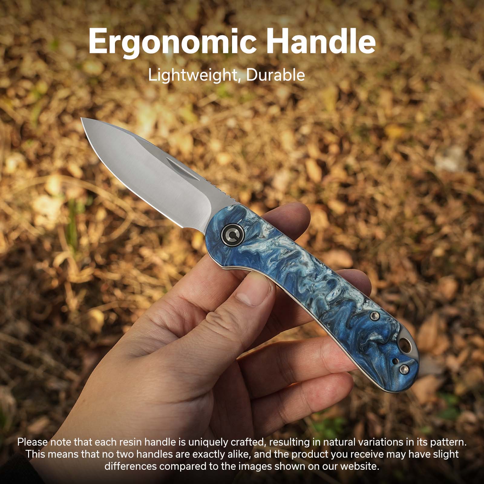 CIVIVI Elementum Slip Joint Knife Resin Handle (2.96" 14C28N Blade) C18062AJ-4 - Image 3