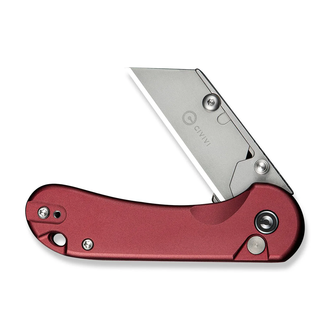 CIVIVI Elementum Utility Flipper & Thumb Stud & Button Lock Knife Aluminum Handle (2.26" S/S Blade Holder & 6Cr13 Blade) C23039B-5 - Image 10