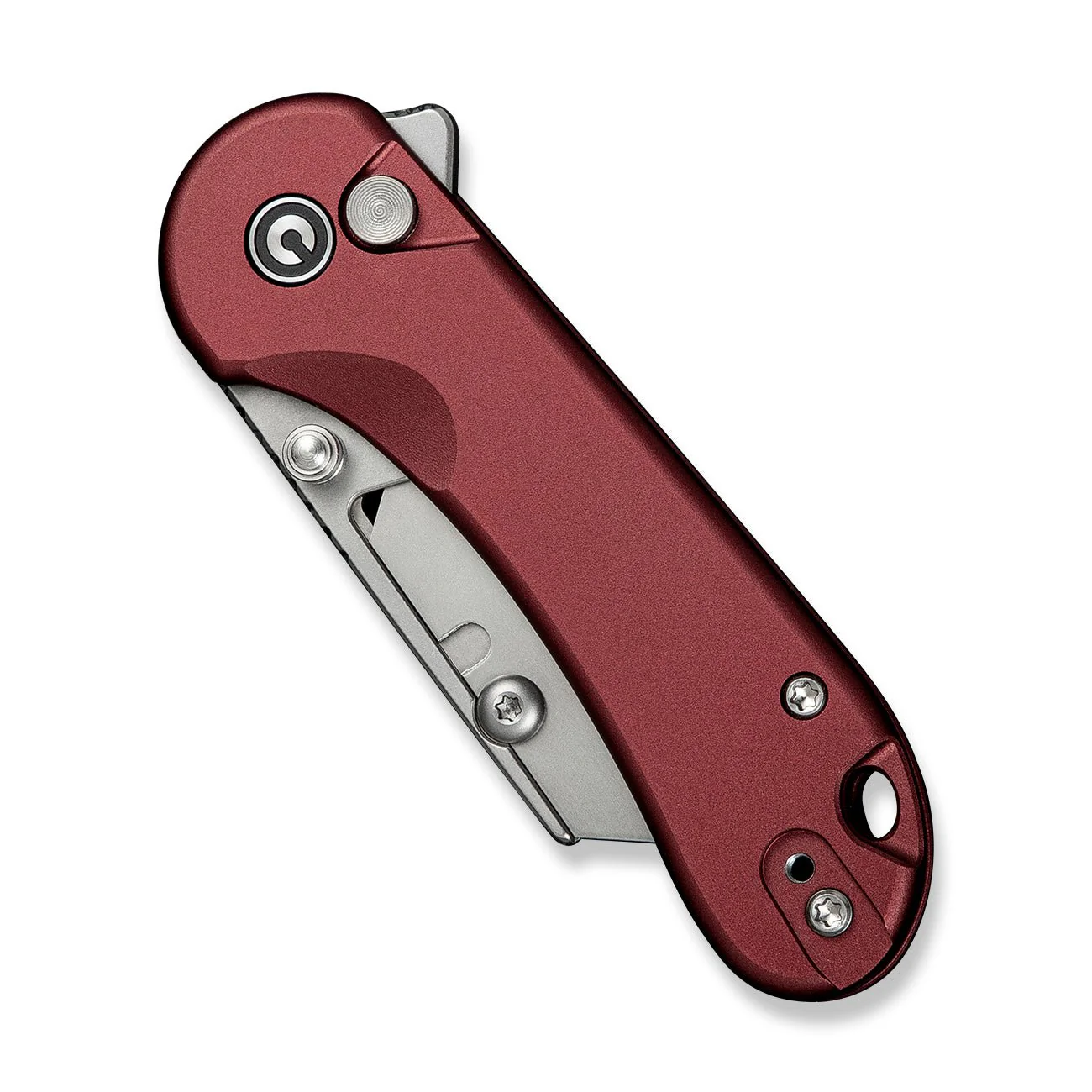 CIVIVI Elementum Utility Flipper & Thumb Stud & Button Lock Knife Aluminum Handle (2.26" S/S Blade Holder & 6Cr13 Blade) C23039B-5 - Image 12