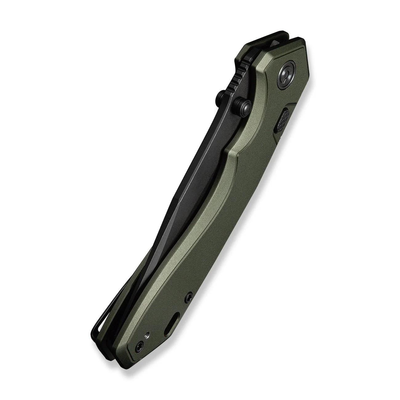 CIVIVI ELITE Brova Thumb Stud & Top Liner Lock Knife Forest Green Aluminum Handle (3.41" Black Stonewashed CPM S35VN Blade) CE25093-3 - Image 8