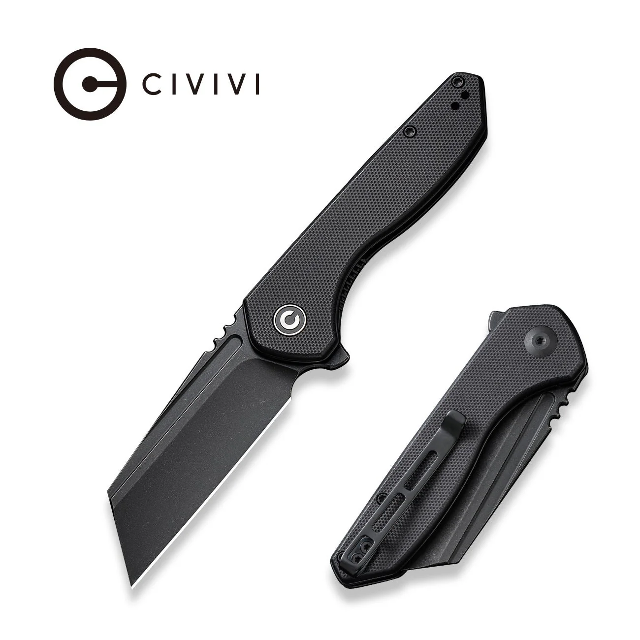 CIVIVI ExOne Flipper Knife G10 Handle (2.94" Nitro-V Blade) C23036-1