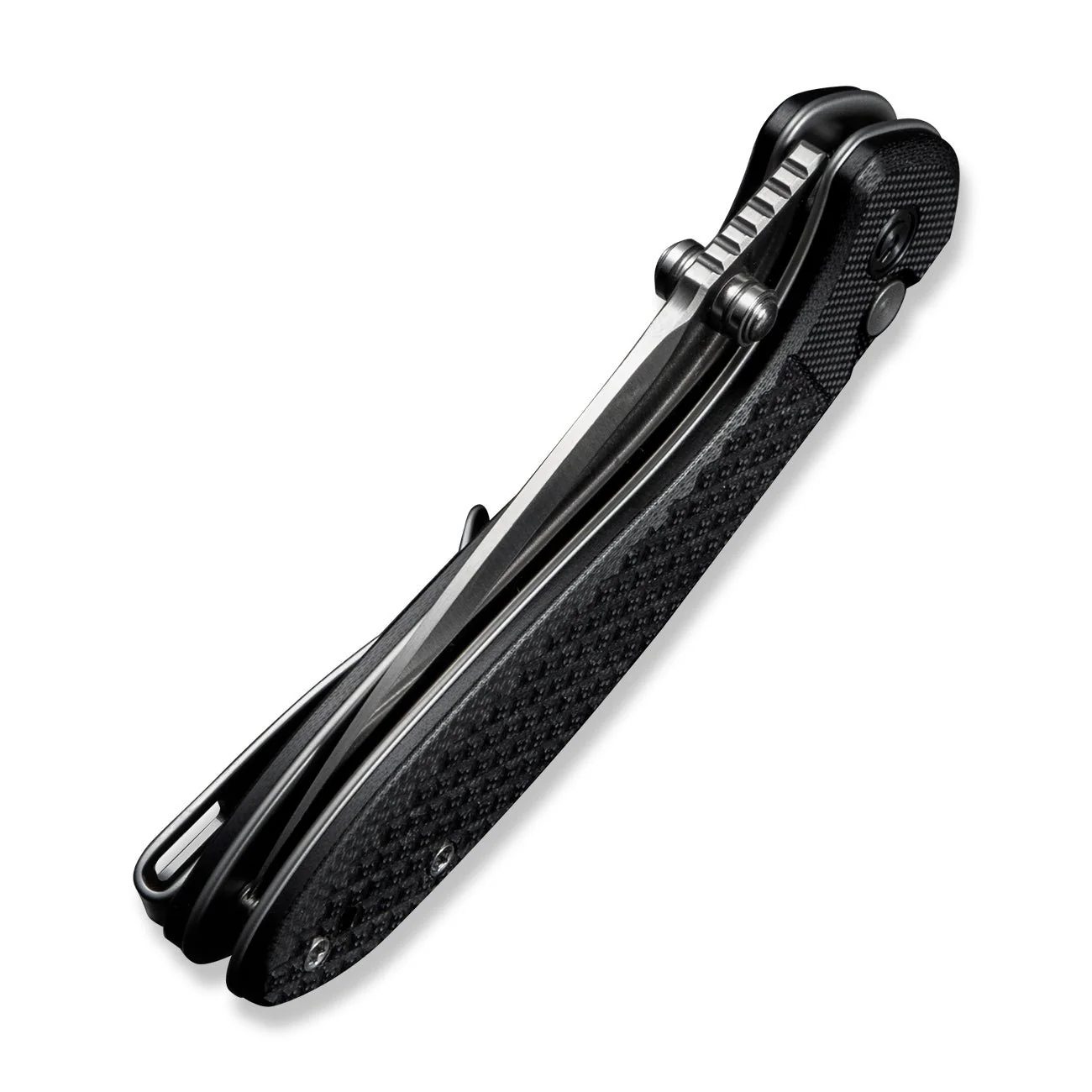CIVIVI Faeger Flipper & Thumb Stud & Button Lock Knife Milled Black G10 Handle (2.98" Satin Finished 14C28N Blade) C24031-1 - Image 14