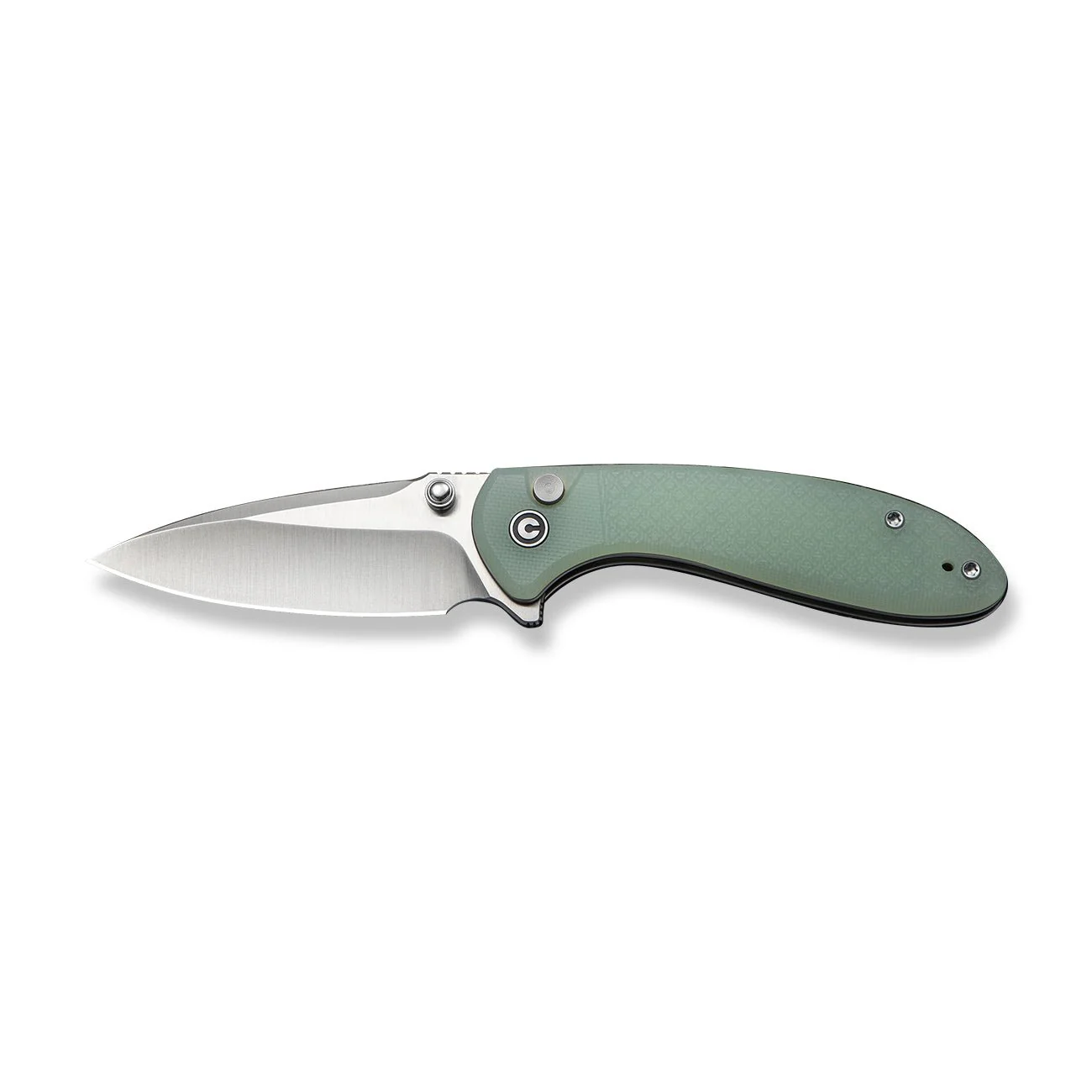 CIVIVI Faeger Flipper & Thumb Stud & Button Lock Knife Milled Natural G10 Handle (2.98" Satin Finished 14C28N Blade) C24031-3 - Image 10