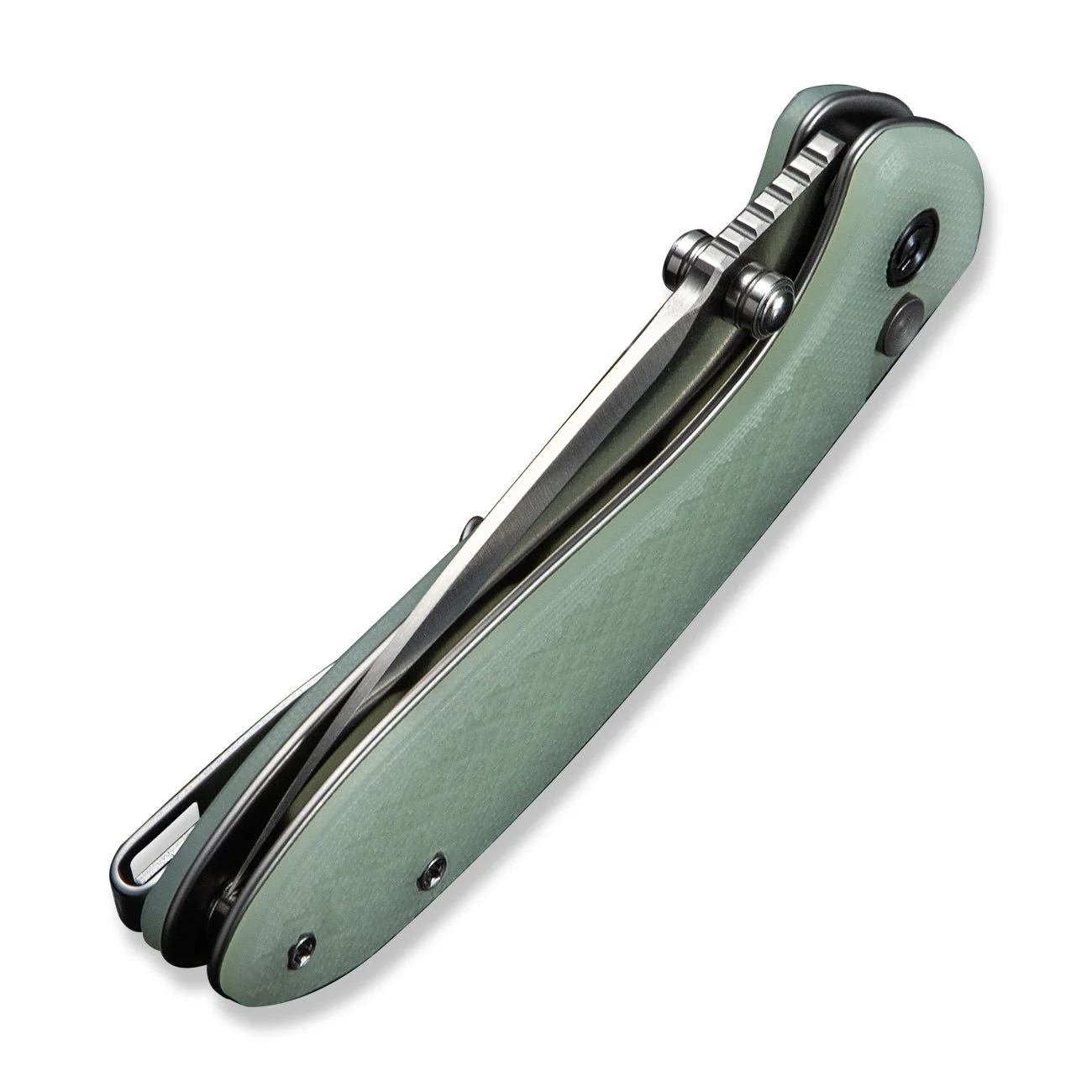 CIVIVI Faeger Flipper & Thumb Stud & Button Lock Knife Milled Natural G10 Handle (2.98" Satin Finished 14C28N Blade) C24031-3 - Image 14