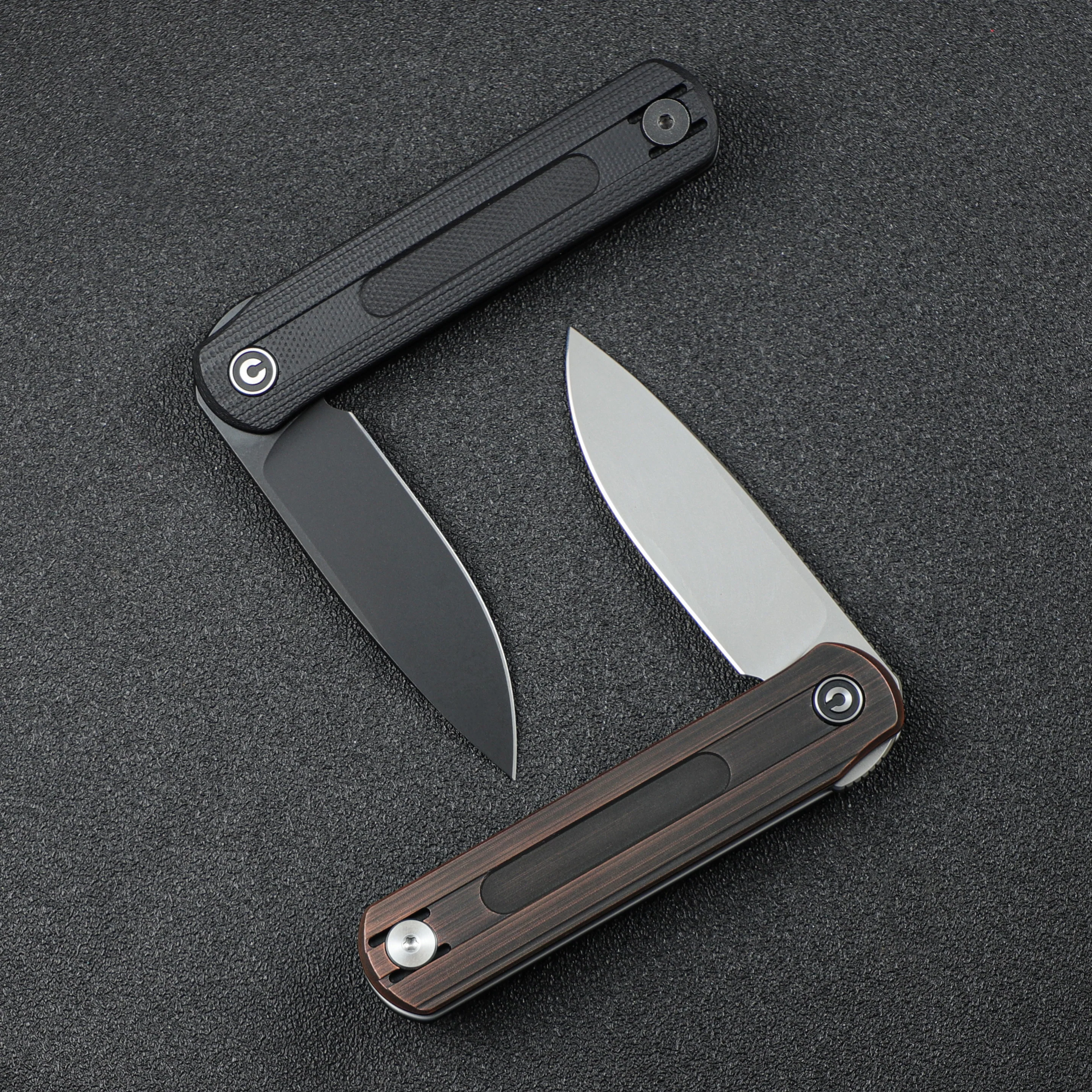 CIVIVI Foldis Slip Joint & Top Flipper Knife G10 Handle (2.67" Nitro-V Blade) C21044-3 - Image 6