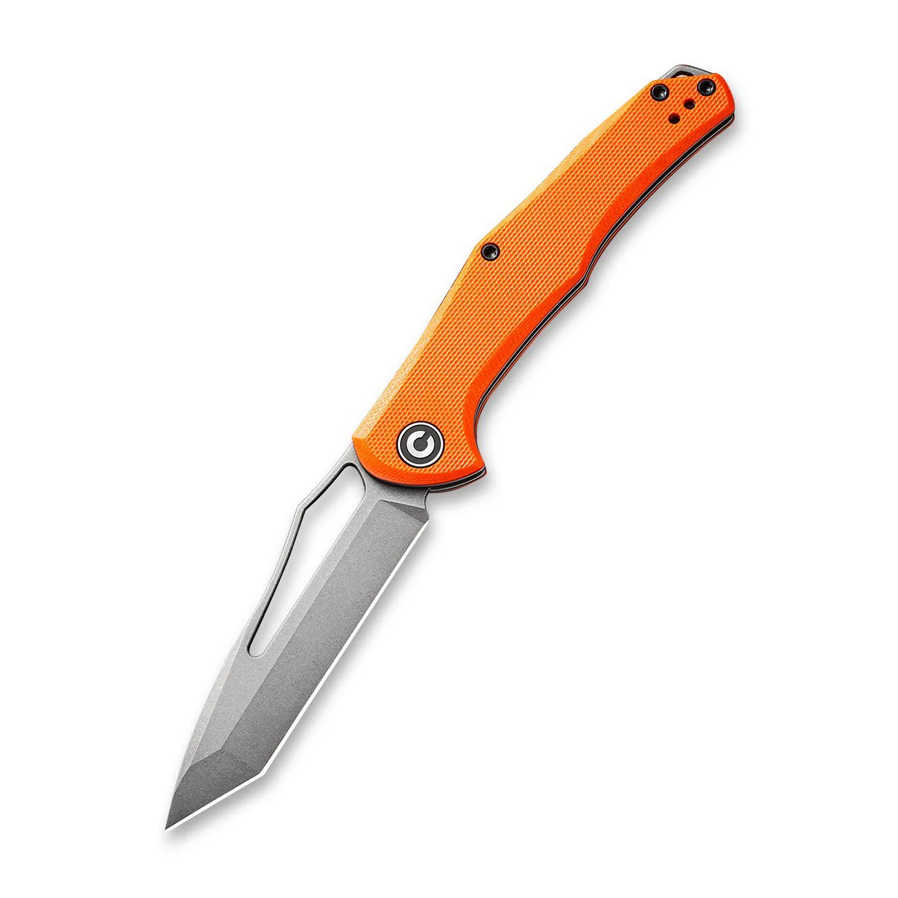 CIVIVI Fracture Slip Joint & Thumb Hole Knife G10 Handle (3.35" 8Cr14MoV Blade) C2008C - Image 3