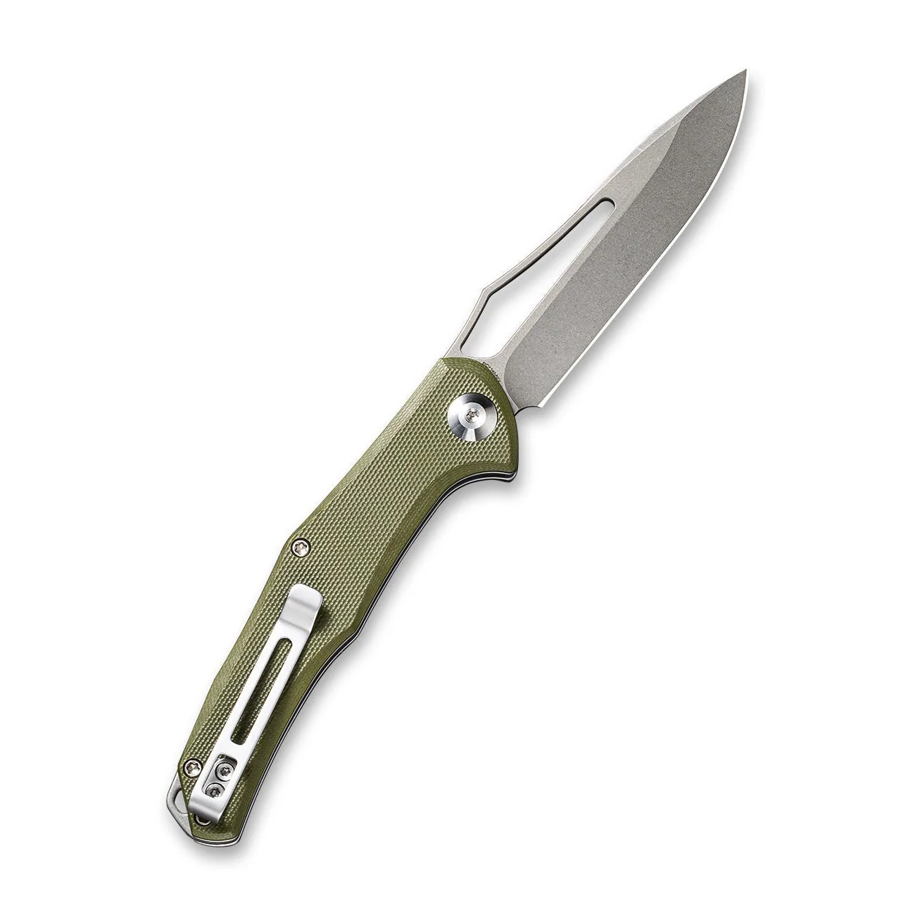 CIVIVI Fracture Slip Joint & Thumb Hole Knife G10 Handle (3.35" 8Cr14MoV Blade) C2009A - Image 2