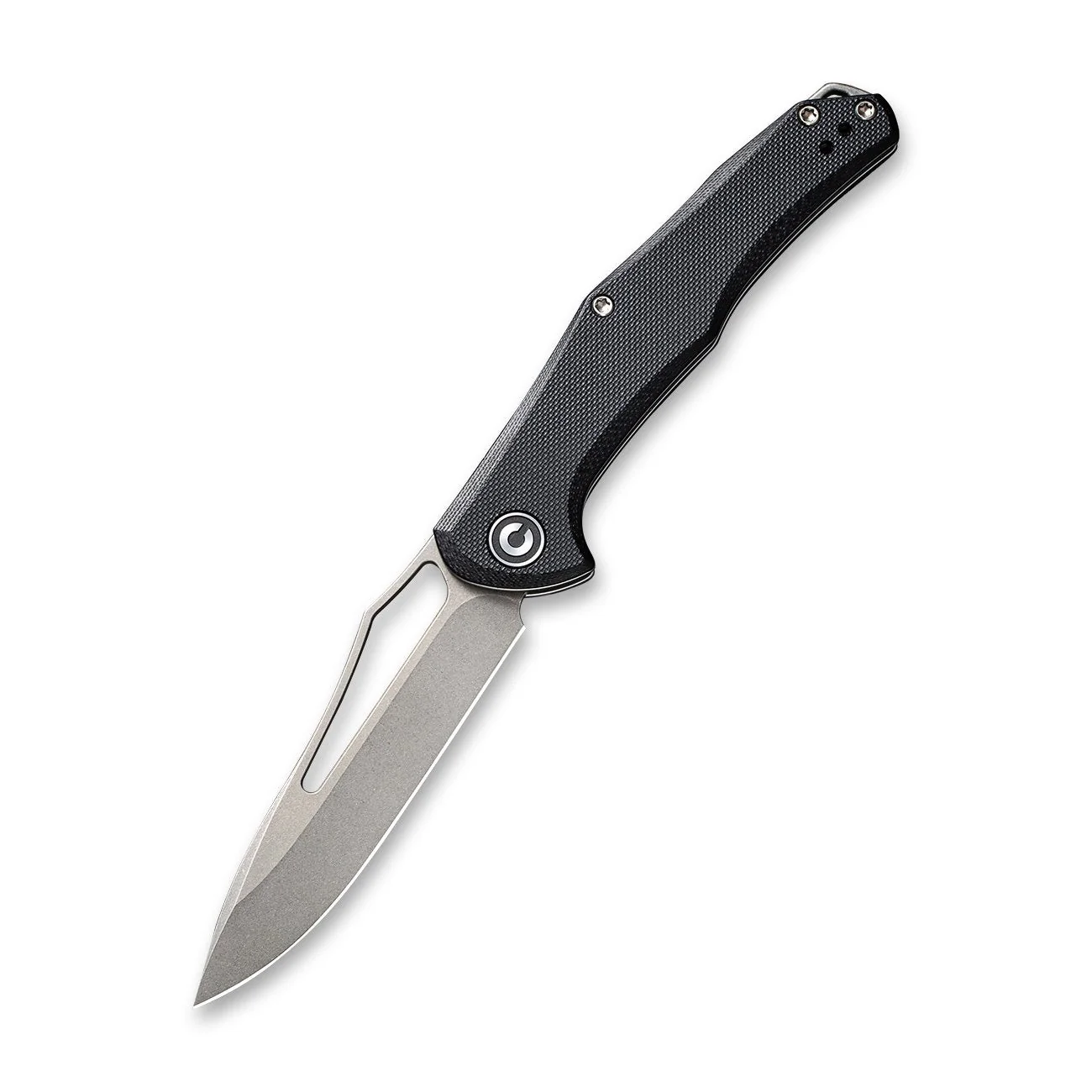 CIVIVI Fracture Slip Joint & Thumb Hole Knife G10 Handle (3.35" 8Cr14MoV Blade) C2009E - Image 3