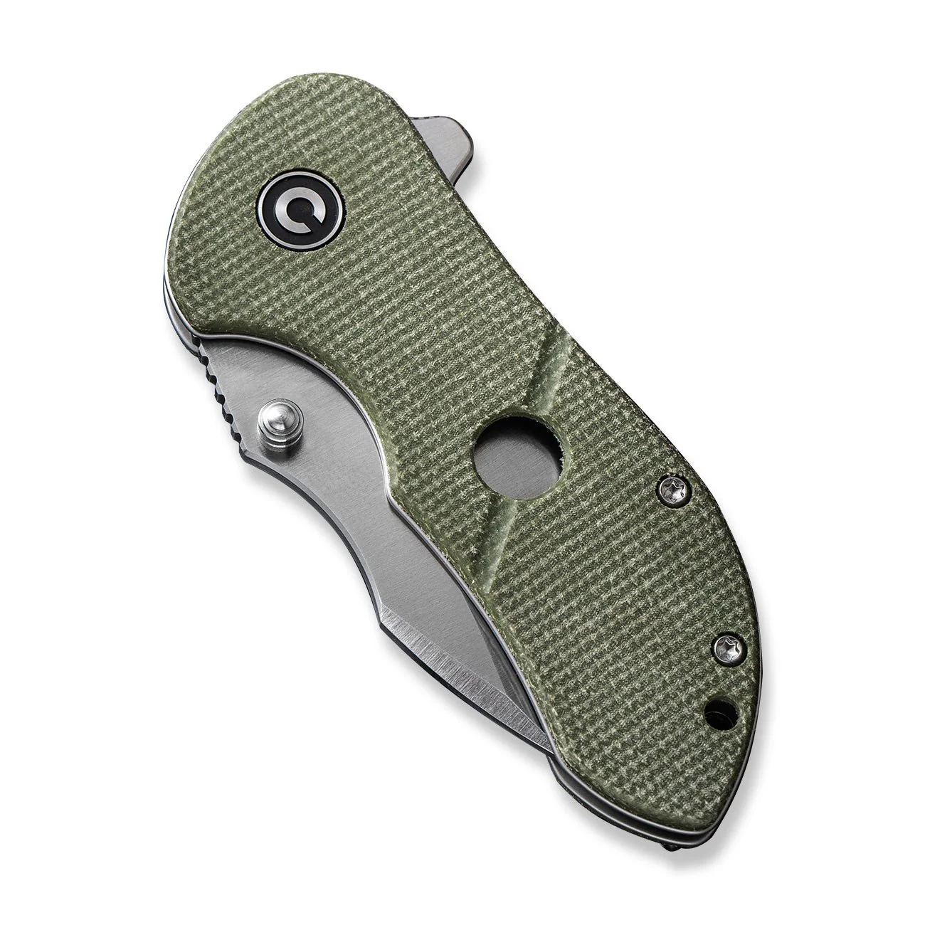 CIVIVI Gordo Flipper & Thumb Stud Knife Micarta Handle (2.51" D2 Blade) C22018C-2 - Image 12