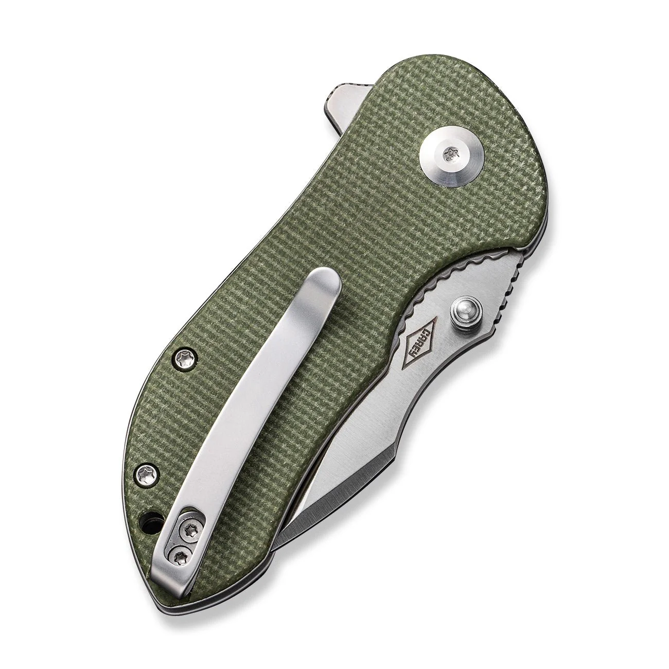 CIVIVI Gordo Flipper & Thumb Stud Knife Micarta Handle (2.51" D2 Blade) C22018C-2 - Image 13