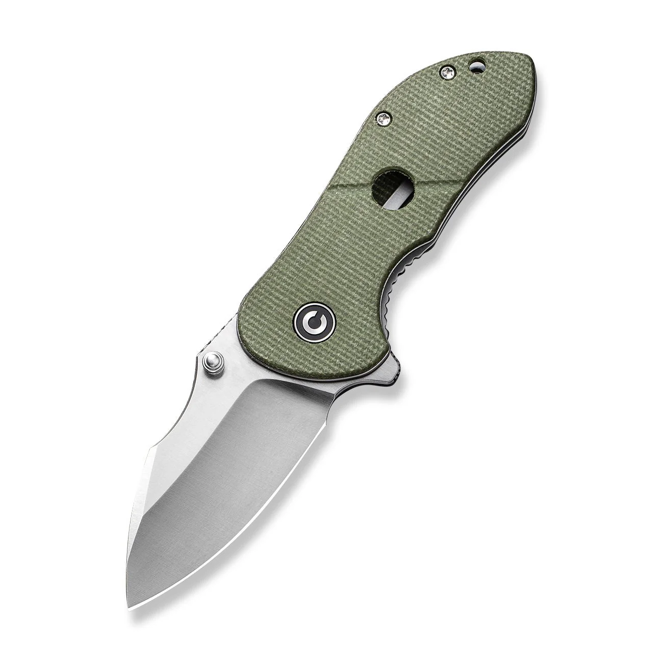 CIVIVI Gordo Flipper & Thumb Stud Knife Micarta Handle (2.51" D2 Blade) C22018C-2 - Image 9