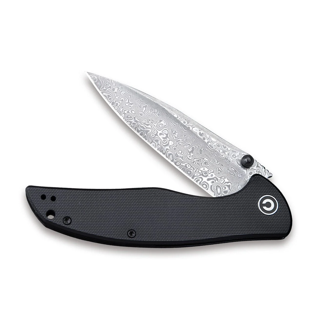 CIVIVI Governor Thumb Stud Knife G10 Handle (3.86" Damascus Blade) C911DS - Image 4
