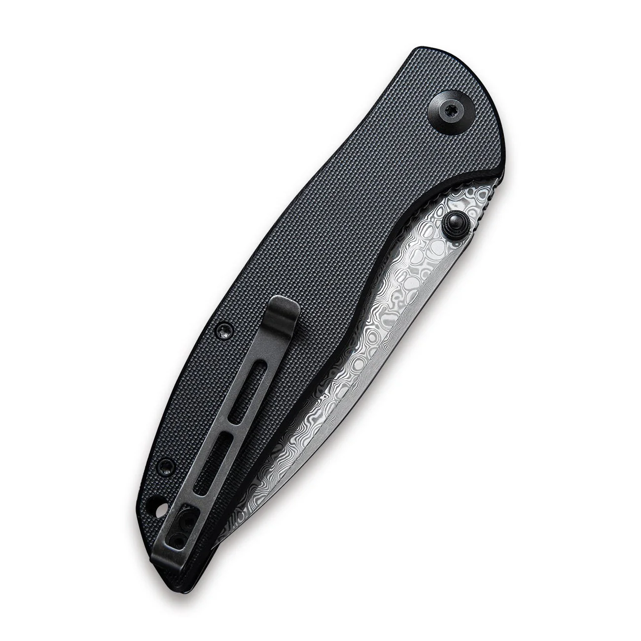 CIVIVI Governor Thumb Stud Knife G10 Handle (3.86" Damascus Blade) C911DS - Image 5