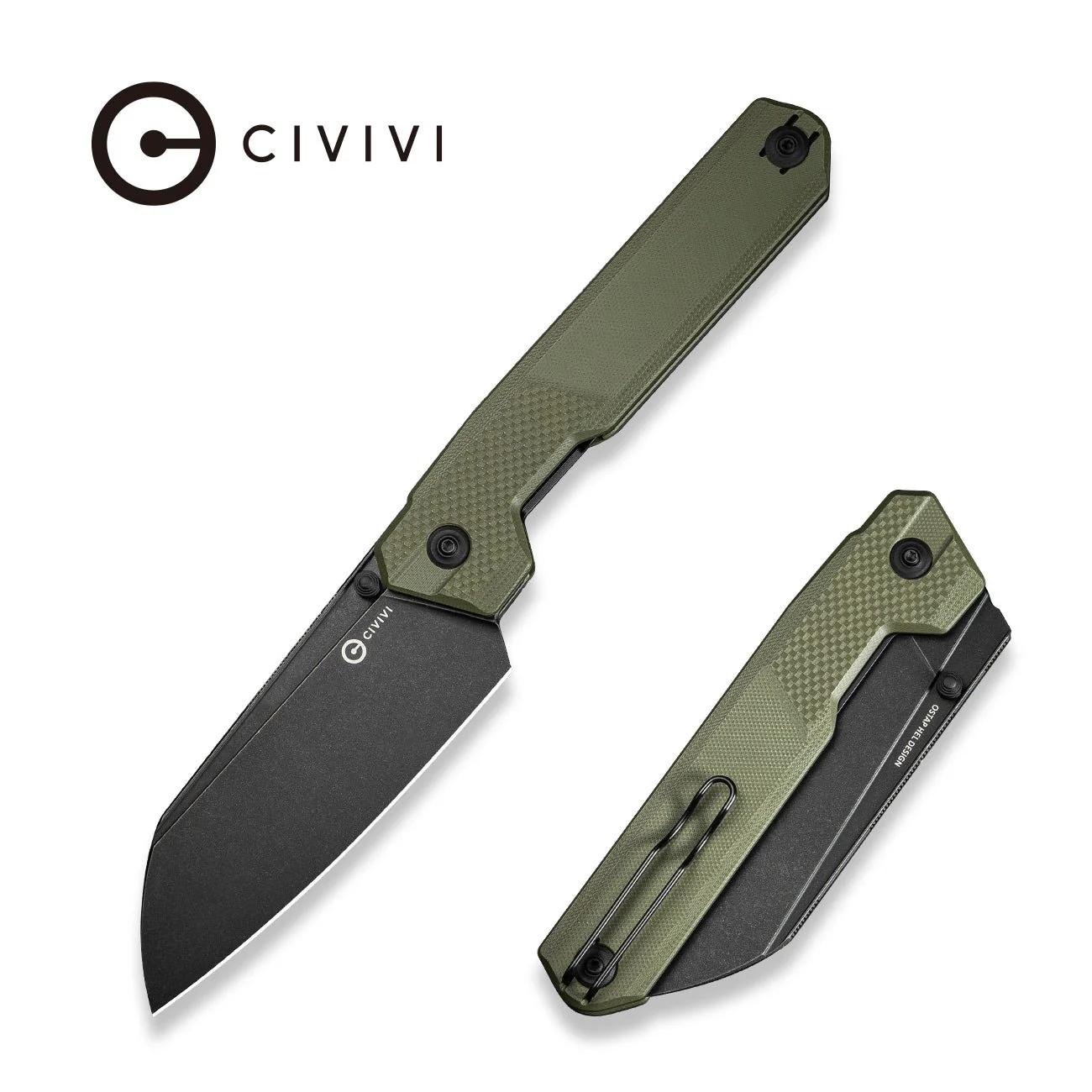 CIVIVI Hid Thumb Stud Knife G10 Handle (4.14" 14C28N Blade) C23008-2