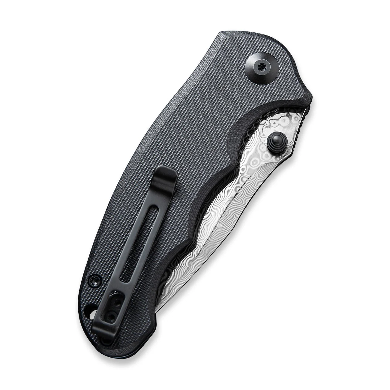 CIVIVI Hooligan Thumb Stud Knife G10 Handle (2.98'' Damascus Blade) C913DS-1 - Image 7