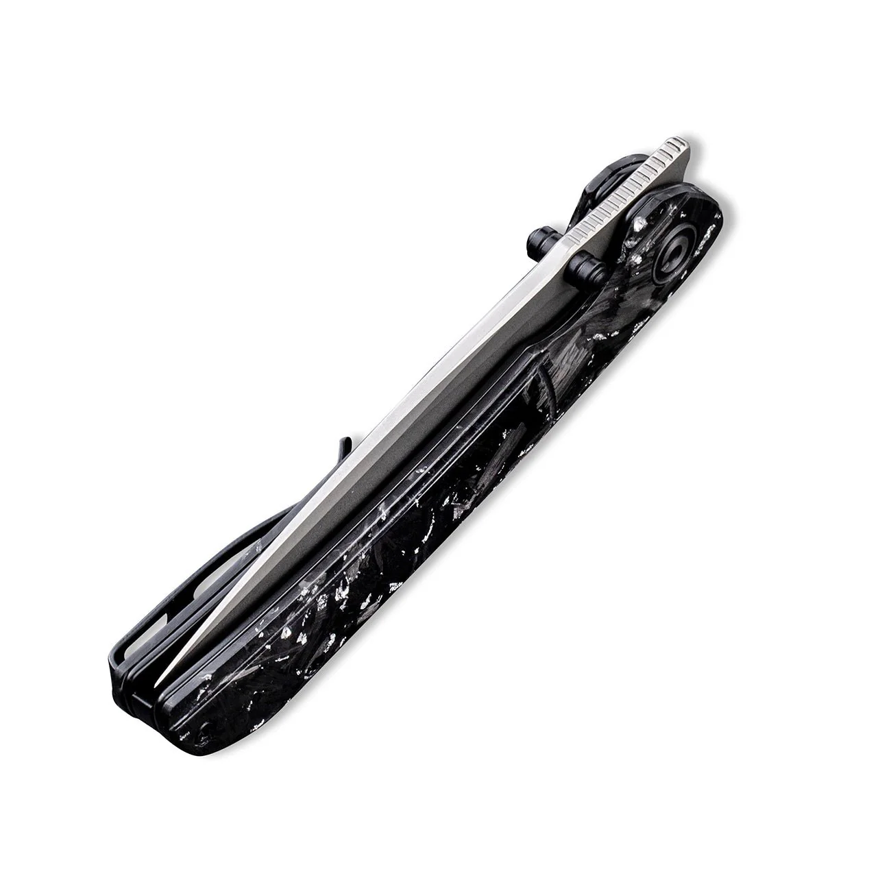CIVIVI Imperium Front Flipper & Thumb Stud Knife Carbon Fiber & Resin Handle (3.47" Nitro-V Blade) C2106B - Image 7