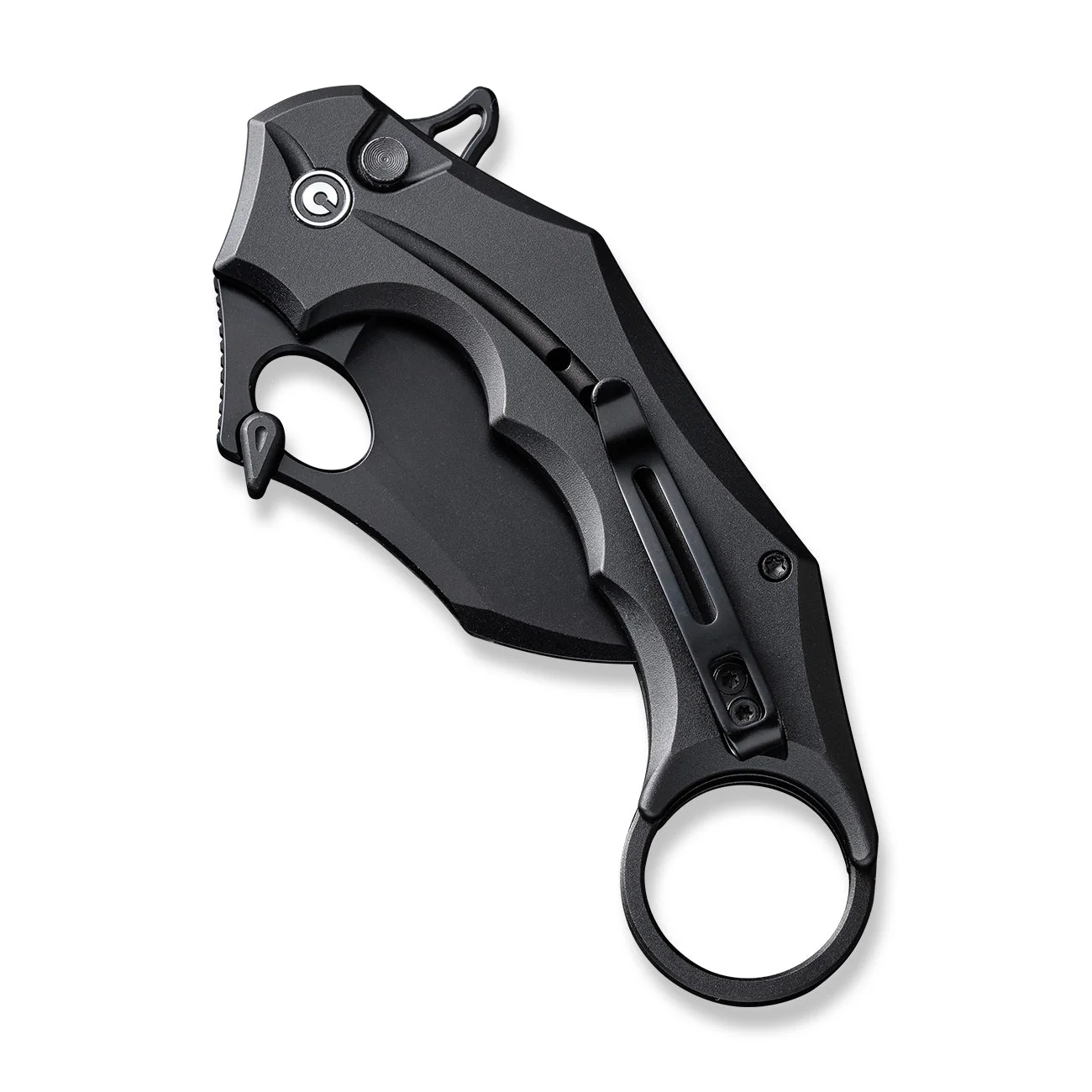 CIVIVI Incisor II Flipper & Thumb Hole & Button Lock Knife Aluminum Handle (2.02" Nitro-V Blade) C16016B-1 - Image 11