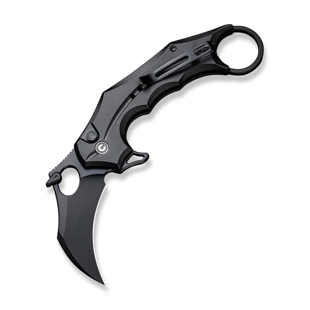CIVIVI Incisor II Flipper & Thumb Hole & Button Lock Knife Aluminum Handle (2.02" Nitro-V Blade) C16016B-1 - Image 8