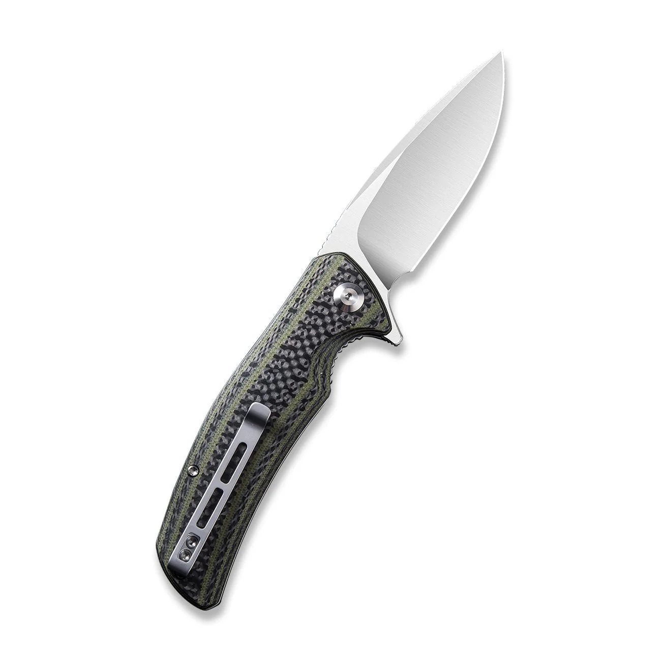 CIVIVI Incite Flipper Knife G10 & Carbon Fiber Handle (3.7'' D2 Blade) C908A - Image 2