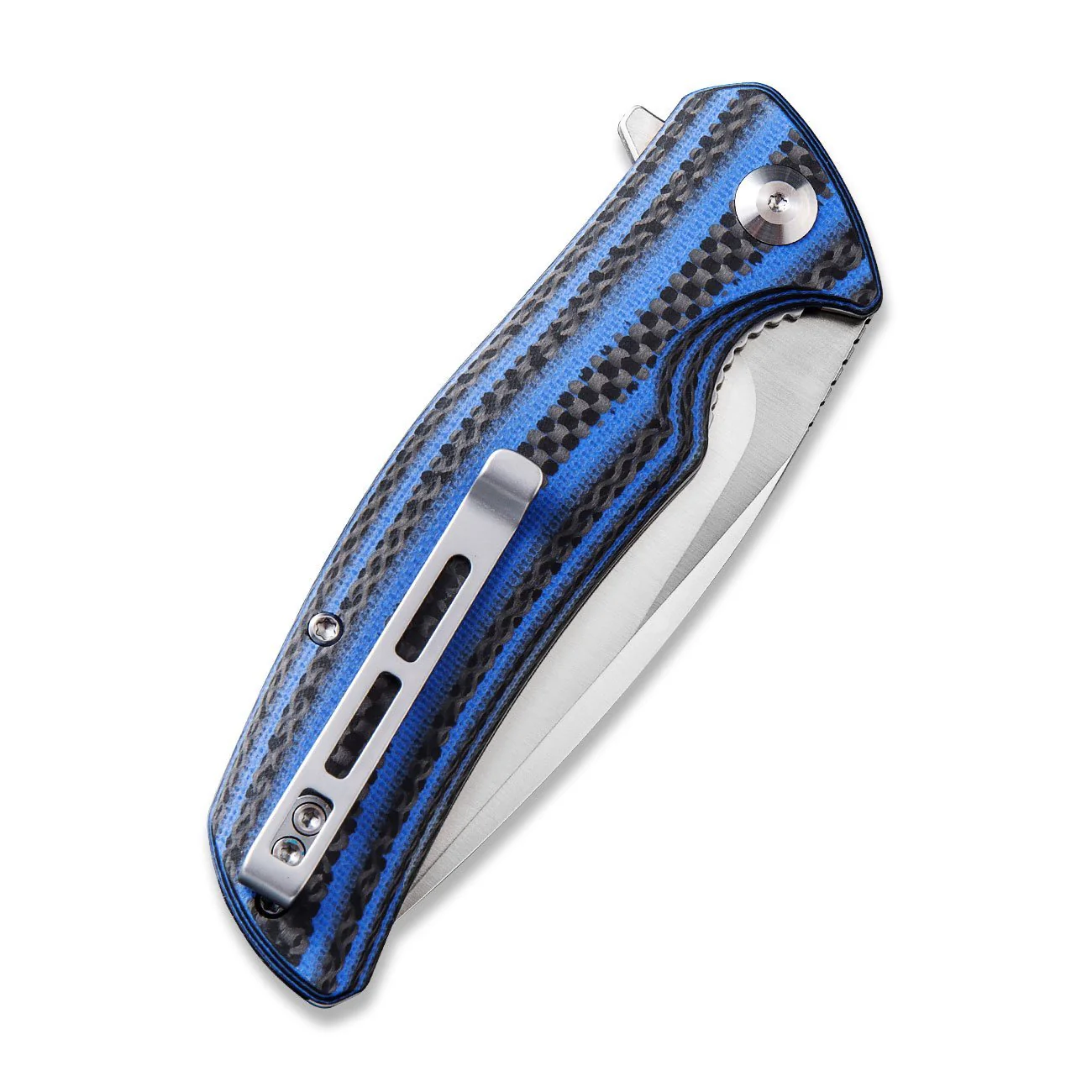 CIVIVI Incite Flipper Knife G10 & Carbon Fiber Handle (3.7'' D2 Blade) C908B - Image 6
