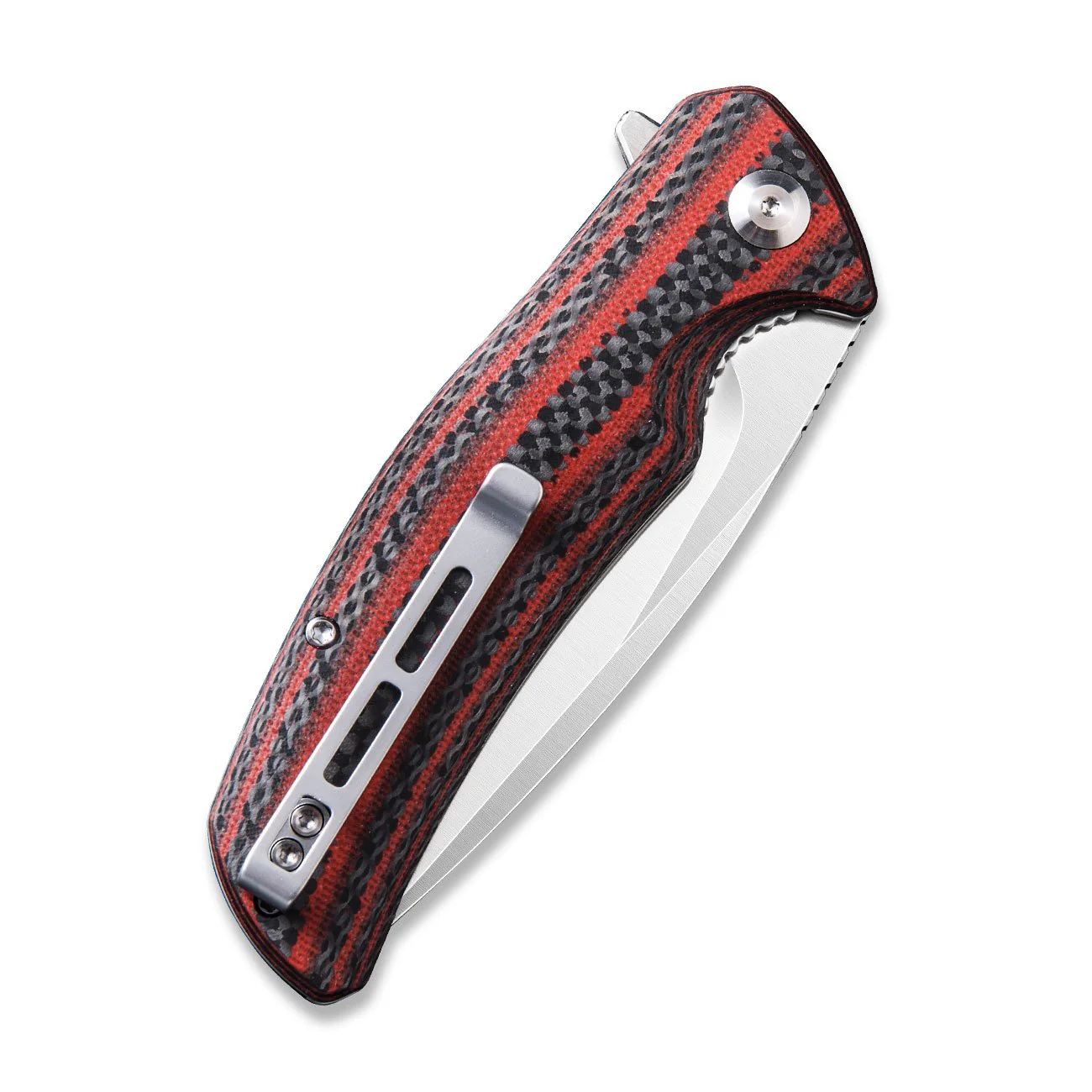 CIVIVI Incite Flipper Knife G10 And Carbon Fiber Handle (3.7'' D2 Blade) C908C - Image 6