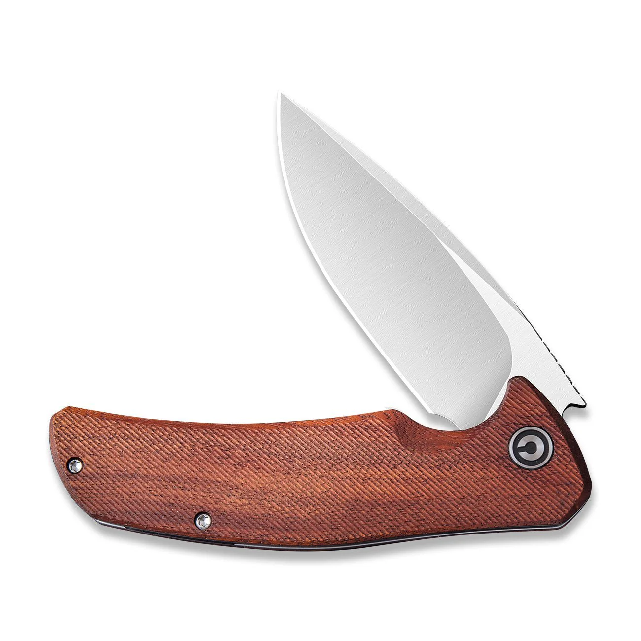 CIVIVI Incite Flipper Knife Wood Handle (3.7" D2 Blade) C908D - Image 4