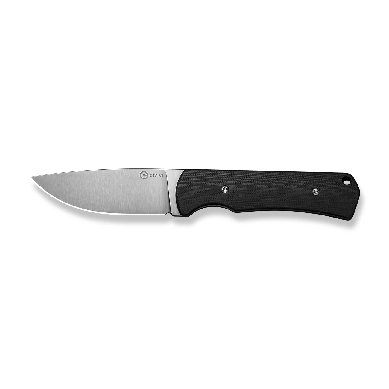 CIVIVI Jencks Fixed Blade Knife Black G10 Handle (3.54" Satin Finished 14C28N Blade) C24051-1, With 1PC Black Lanyard, Black Kydex Sheath & T-Clip - Image 11