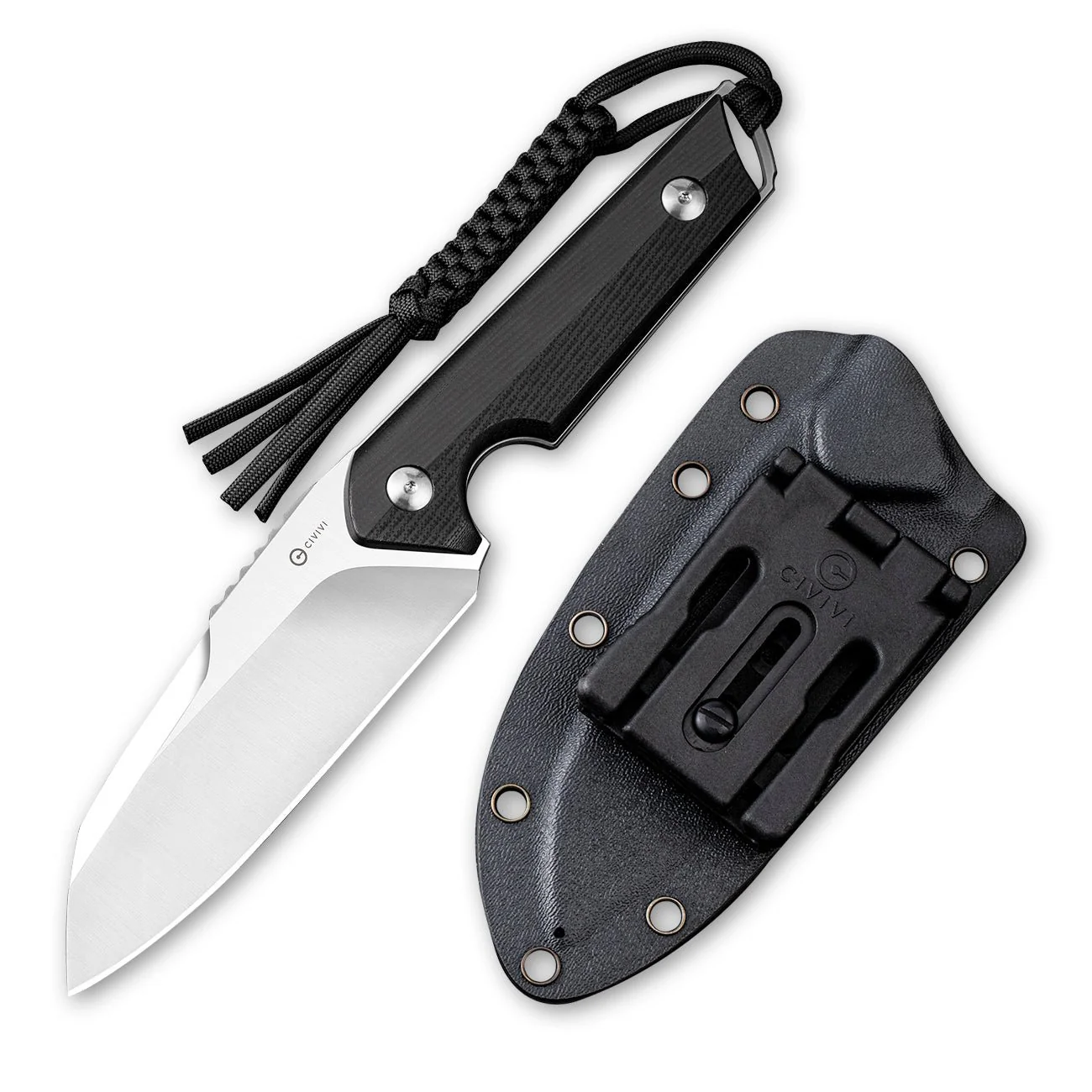 CIVIVI Kepler Fixed Blade Knife G10 Handle (4.48" 9Cr18MoV Blade) C2109C - Image 3