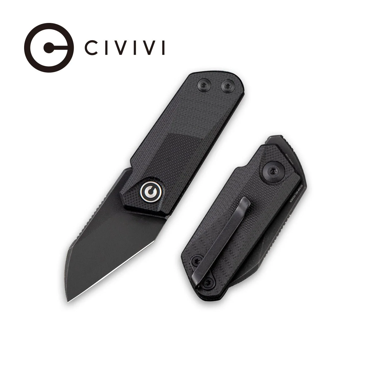 CIVIVI Ki-V Slip Joint Knife G10 Handle (1.55" 9Cr18MoV Blade) C2108B