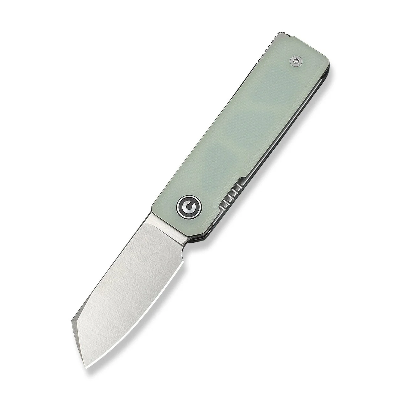 CIVIVI Kukei Front Flipper Knife Natural G10 Handle (2.02" Satin Finished Nitro-V Blade) C25036-2, With 1PC Black Leather Sheath - Image 10