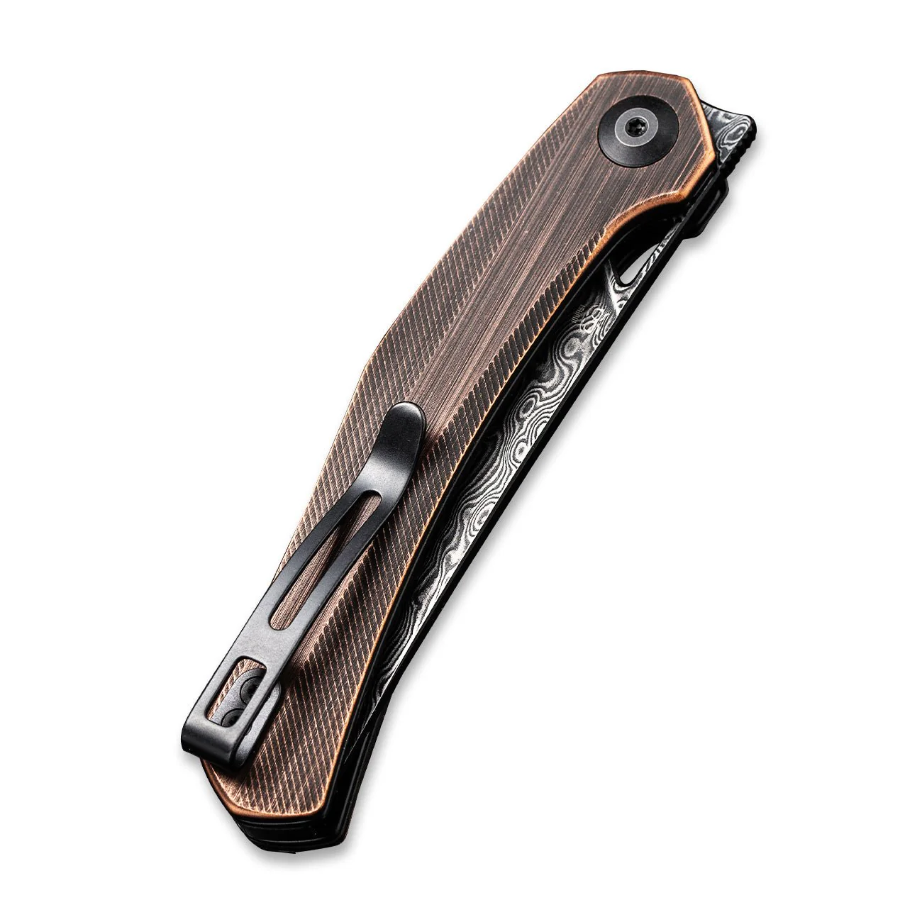 CIVIVI Lazar Front Flipper Knife Copper Handle (3.31" Damascus Blade) C20013-DS1 - Image 6