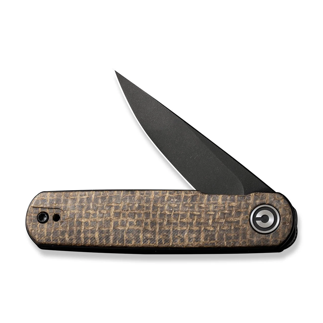 CIVIVI Lumi Top Flipper Pocket Knife Micarta Handle (2.56" 14C28N Blade) C20024-5 - Image 10