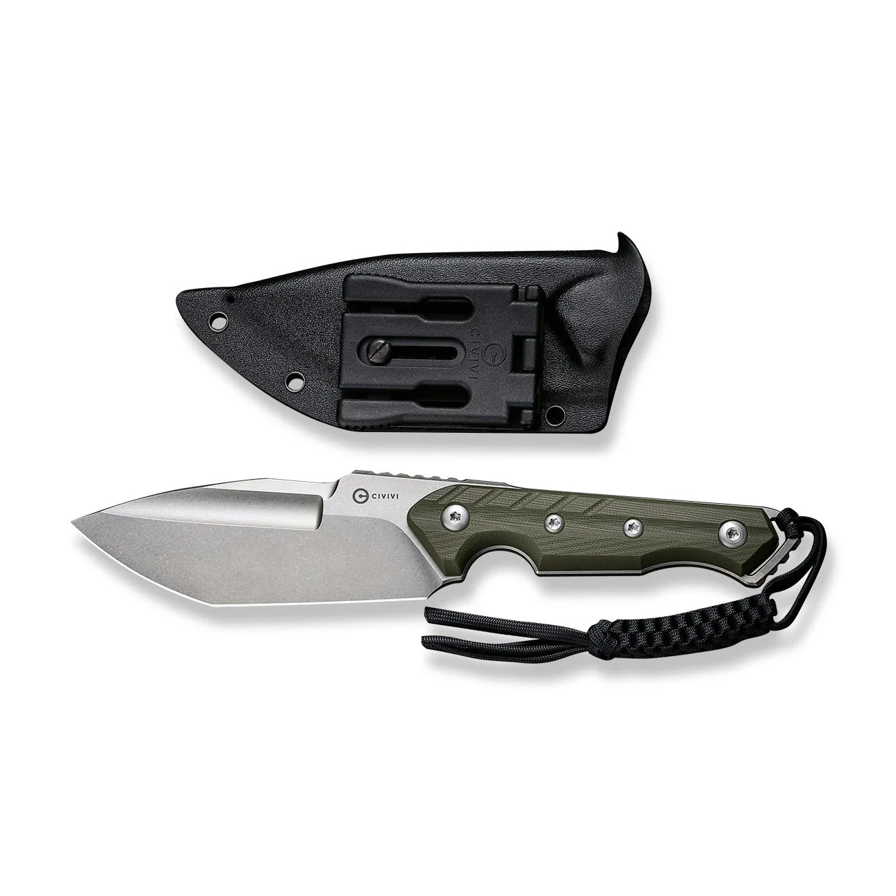 CIVIVI Maxwell Fixed Blade Knife G10 Handle (4.74" D2 Blade) C21040-2 - Image 9