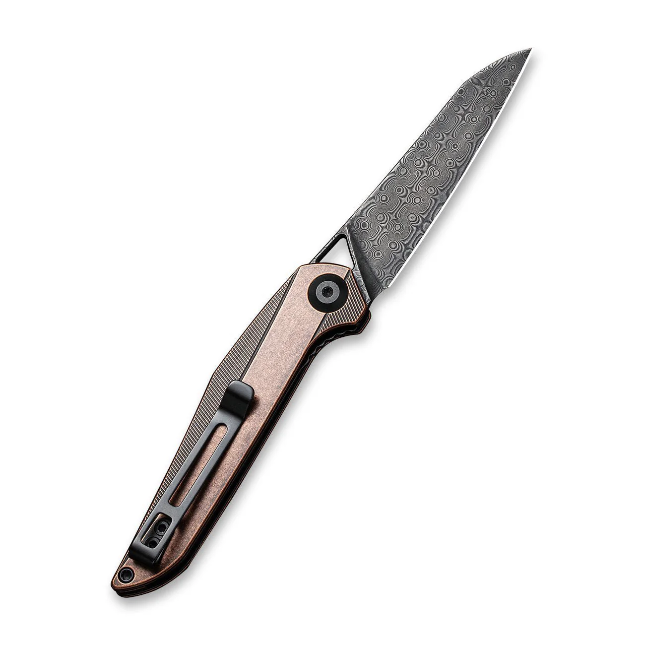 CIVIVI McKenna Front Flipper Knife Copper Handle (2.92" Damascus Blade) C905DS-3 - Image 2