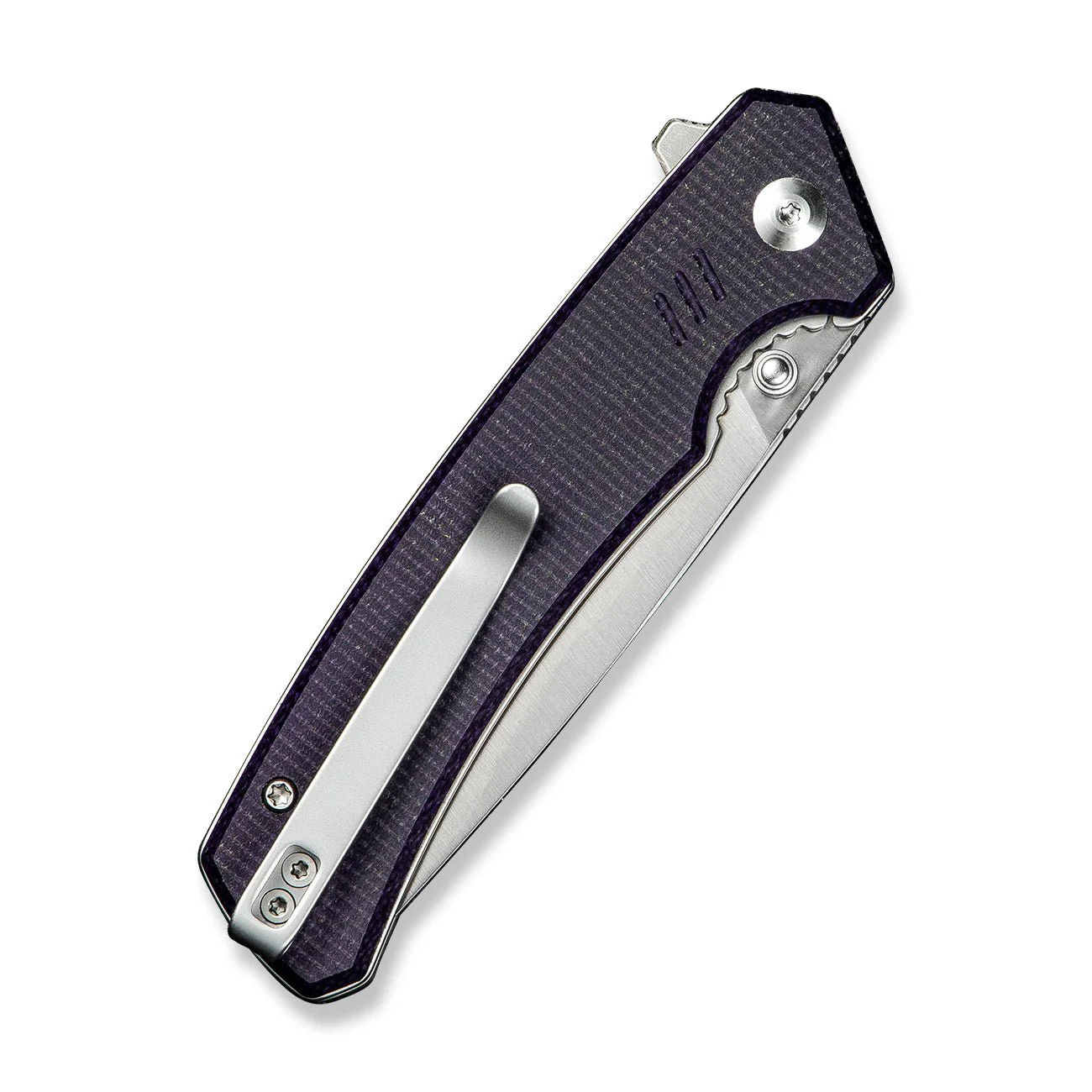 CIVIVI Merit Flipper & Thumb Stud Knife Micarta Handle (3.28" 14C28N Blade) C24012-3 - Image 13