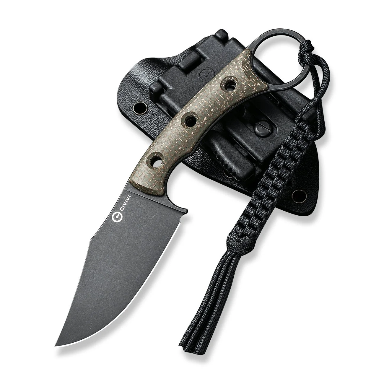 CIVIVI Midwatch Fixed Blade Knife Micarta Handle (3.39" N690 Blade) C20059B-3 - Image 11