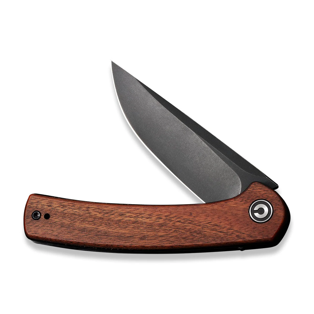 CIVIVI Mini Asticus Flipper Knife Wood Handle (3.25" 10Cr15CoMoV Blade) C19026B-5 - Image 4