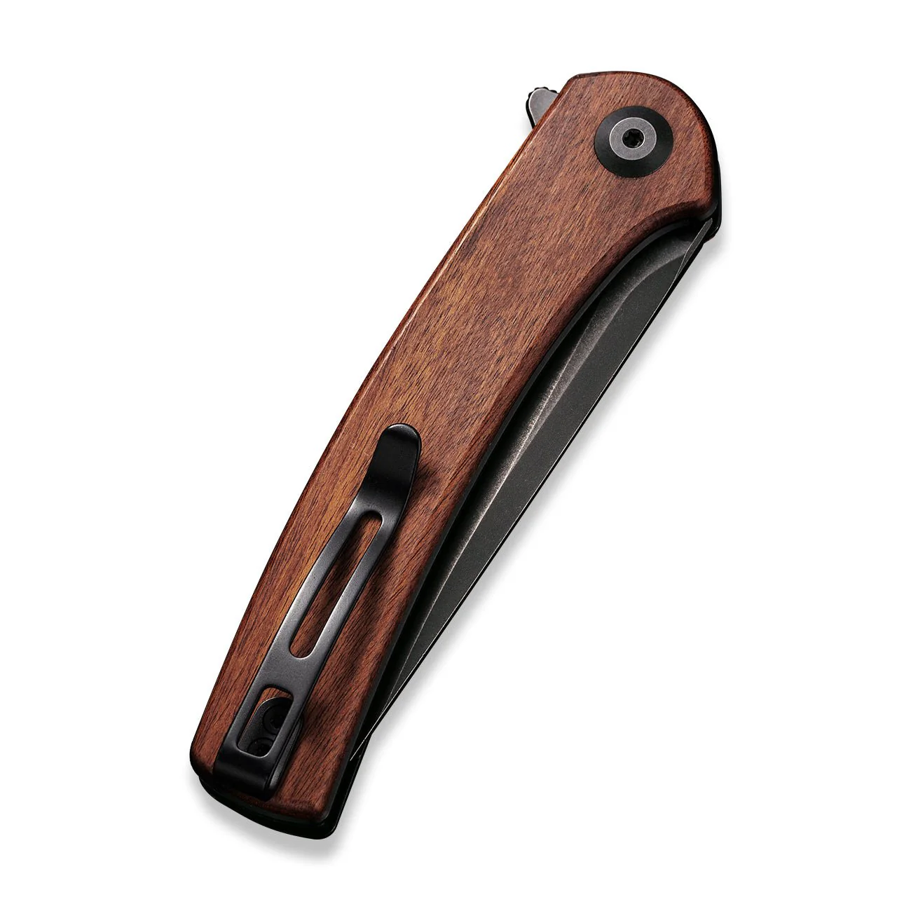 CIVIVI Mini Asticus Flipper Knife Wood Handle (3.25" 10Cr15CoMoV Blade) C19026B-5 - Image 6